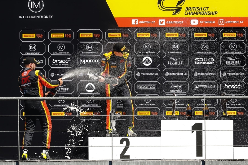 DK Engineering on the Podium at Spa   