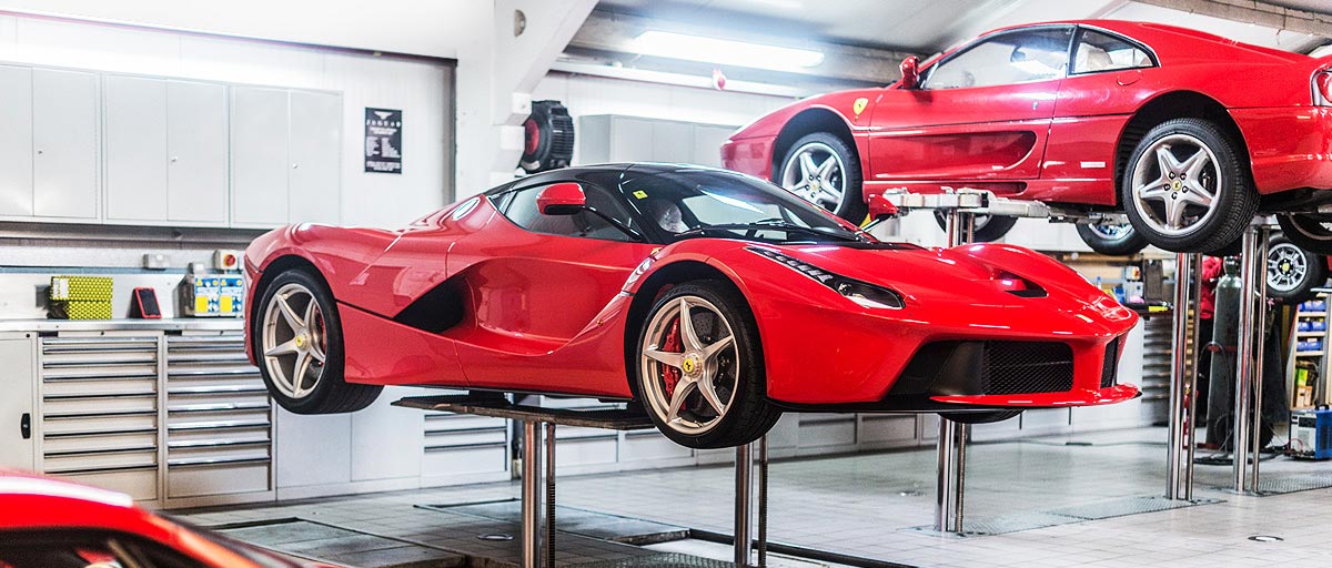 Contemporary Ferrari Servicing
